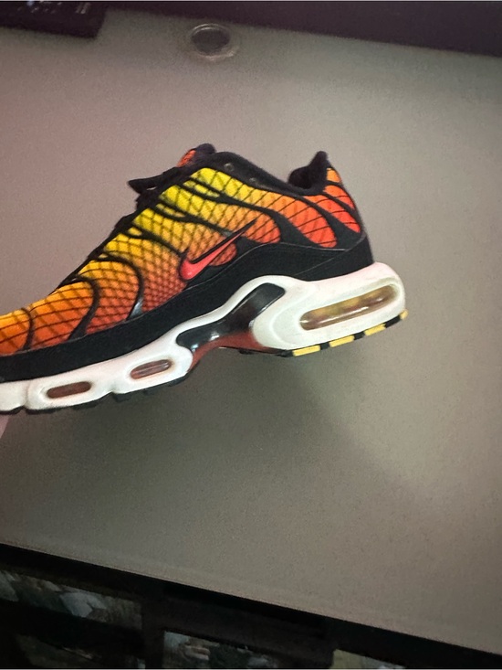 Nike Other - Nike Men's Air Max Plus Gradient Orange Yellow Black Athletic Shoes